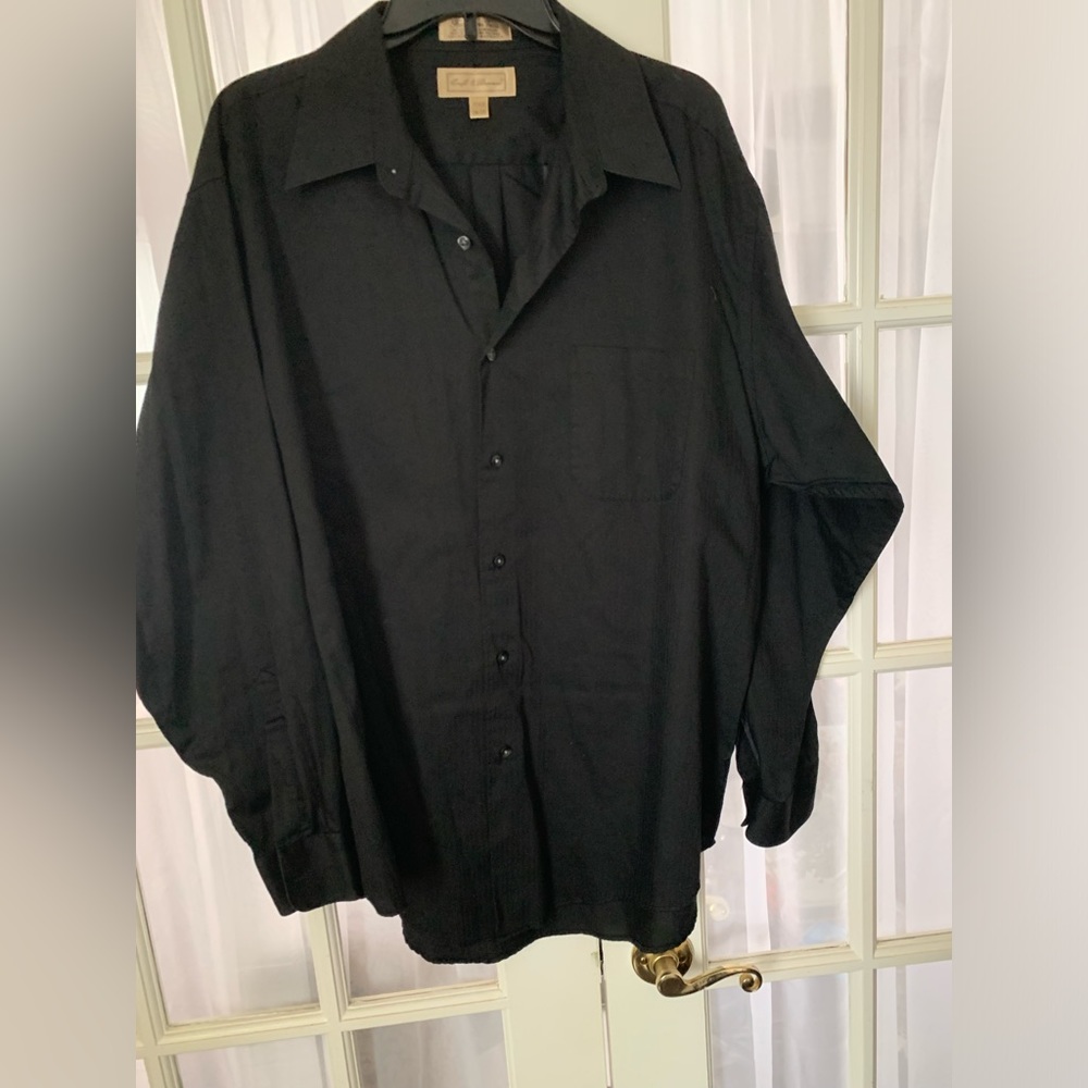 CROFT & BARROW HERRINGBONE TWILL SHIRT